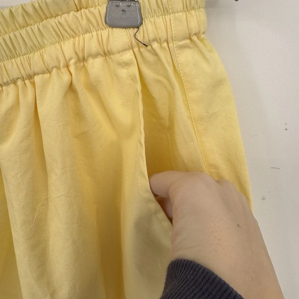 PIYAMA 2-pc Susie Pajamas Sleep Set sz M 100% Cotton Tank Top & Shorts Buttercup